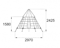 Веревочный комплекс Пирамида ZGL1085.20