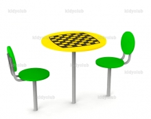 Шахматный стол со стульчиками детский AVI13002