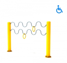 Уличный тренажер для инвалидов Морская волна Kidyclub 35808