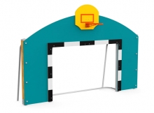 Ворота с баскетбольным щитом уличные (с сеткой) AVI51203