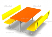 Стол со скамейками тип-2 AVI1300601-2