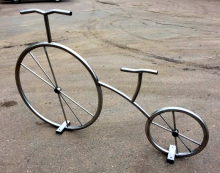 Декоративный велосипед (нерж.сталь)  VP107-FS