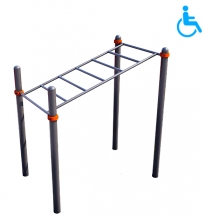 Уличные Рукоход наклонный для инвалидов-колясочников d89 Kidyclub KW120