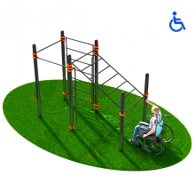 Рукоход, турник, шведская стенка для инвалидов-колясочников d89 Kidyclub KW124