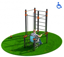 Спортивный комплекс для инвалидов-колясочников d89 Kidyclub KW127