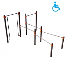 Спортивный комплекс для инвалидов-колясочников d89 Kidyclub KW128