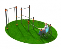 Спортивный комплекс для инвалидов-колясочников d89 SVS128