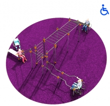 Спортивный комплекс для инвалидов-колясочников d89 KW131
