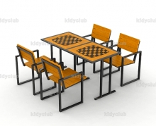 Шахматный стол со стульчиками AVI14150