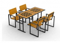 Шахматный стол уличный AVI141.50