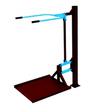 Уличный тренажер для инвалидов Вертикальная тяга Kidyclub YT16-2-FS