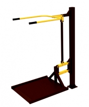 Уличный тренажер для инвалидов Вертикальная тяга YT16-2-FS