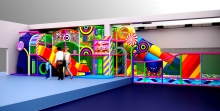 Детский игровой комплекс-лабиринт Радужный мост