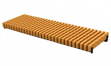Скамья-настил деревянный на бетон AVI6215003
