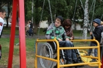 Качели для инвалидов-колясочников  4-местные 3113