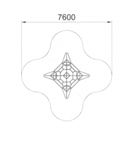 Веревочный комплекс Пирамида ZGL00225.20