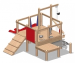 Детская площадка для игр с песком 32123