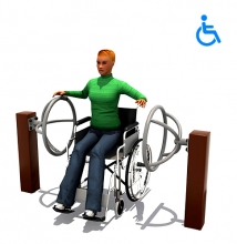 Тренажеры для инвалидов колясочников Колесо 33715