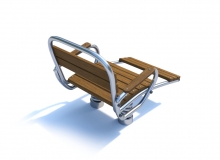 Кресло-качалка уличное на пружинах тип-1 SVL34-23
