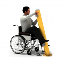 Уличный тренажер для инвалидов Велосипед Kidyclub 35804