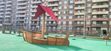 Детский комплекс Лодка с веслами SVL40-11