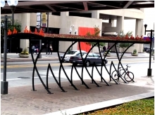 Велосипедная парковка крытая на 16 мест Kidyclub 4387