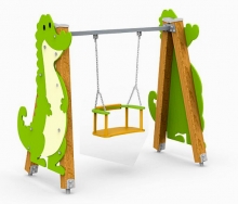 Качели для малышей Крокодил AVI44318-4