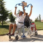 Уличный тренажер для инвалидов Турник Kidyclub 5124