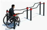 Спортивные брусья для инвалидов-колясочников W-8.02 5204