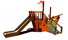 Оригинальная детская площадка Лодка 5801