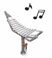 Музыкальный инструмент для детской площадки Ксилофон (под бетонирование) ZGL835