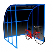 Навес для велосипедов или детских колясок (длина 2,4,6 м)  Парус-FS